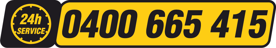 musta-keltainen 24 h service logo